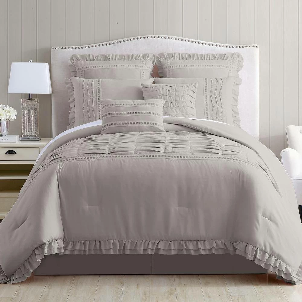 Coupon ๐ฅฐ 8-Piece Comforter Sets Antonella Silver King by MODERN THREADS โ๏ธ 2 Coupon ๐ฅฐ 8-Piece Comforter Sets Antonella Silver King by MODERN THREADS โ๏ธ - Image 2