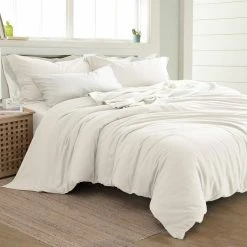 Best deal 💯 3-Piece White King Duvet Cover Set by MODERN THREADS 🔔