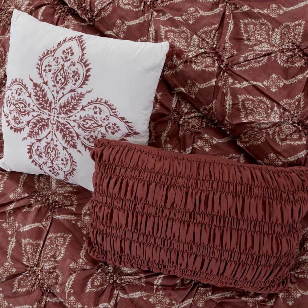 Hot Sale ๐ Amaris 8 piece washed-printed Microfiber Queen Comforter Set by MODERN THREADS ๐ 2 Hot Sale ๐ Amaris 8 piece washed-printed Microfiber Queen Comforter Set by MODERN THREADS ๐ - Image 2