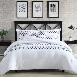 Cheapest ⌛ Mia 5 piece washed-tufted Microfiber King Comforter Set by MODERN THREADS 🥰