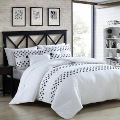 Deals ⭐ Mia 5 piece washed-tufted Microfiber Queen Comforter Set by MODERN THREADS 🥰 -Harper Lane Sales modern threads bedding sets 3fscmf8e mia qn 4f 1000