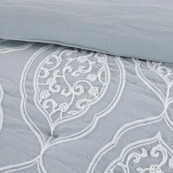 Promo 🔥 Tiffany 5-Piece Queen Embroidered Comforter Set by MODERN THREADS 🎉 -Harper Lane Sales modern threads comforters 3fscmf8e tif qn 1f 1000