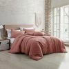 Buy 💯 Beck 4-Piece Multi-Colored Dark Rose Queen Garment-Washed Cotton Blend Comforter Set by MODERN THREADS 🛒