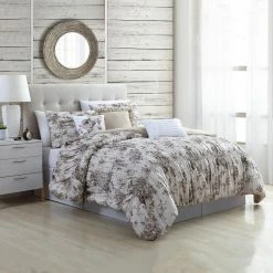 Hot Sale ๐ Bounty Floral 6-Piece Multi-Colored Queen Printed Textured Cotton Blend Comforter Set by MODERN THREADS โค๏ธ