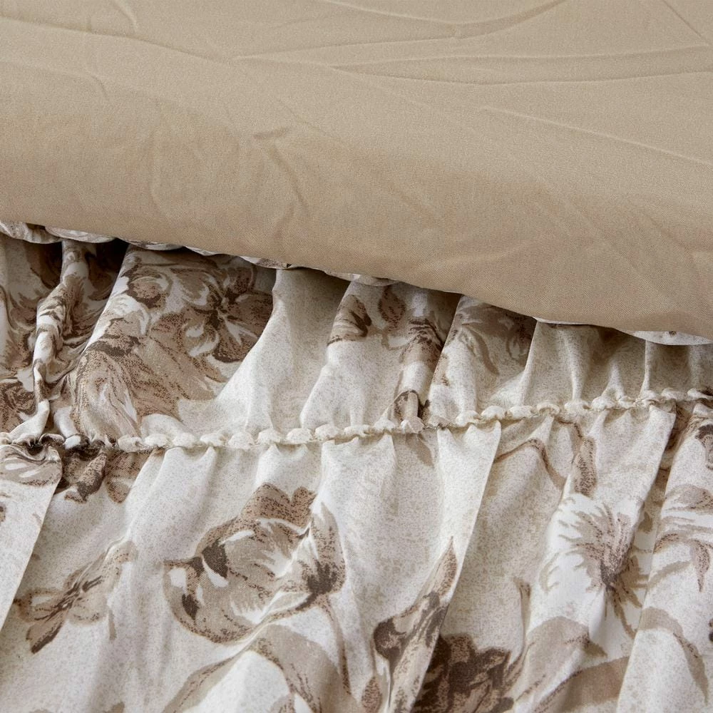 Hot Sale ๐ Bounty Floral 6-Piece Multi-Colored Queen Printed Textured Cotton Blend Comforter Set by MODERN THREADS โค๏ธ 3 Hot Sale ๐ Bounty Floral 6-Piece Multi-Colored Queen Printed Textured Cotton Blend Comforter Set by MODERN THREADS โค๏ธ - Image 3