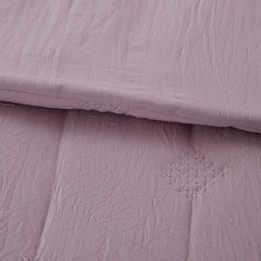 New ๐ Eldon Thistle 5-Piece Multi-Colored Queen Embroidered Garment-Washed Cotton Blend Comforter Set by MODERN THREADS ๐ฏ 3 New ๐ Eldon Thistle 5-Piece Multi-Colored Queen Embroidered Garment-Washed Cotton Blend Comforter Set by MODERN THREADS ๐ฏ - Image 3