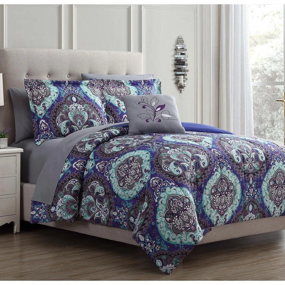 Best reviews of ๐ Cathedral 8 Piece Printed Microfiber Reversible California King Complete Bed Set by MODERN THREADS ๐ฅฐ 1 Best reviews of ๐ Cathedral 8 Piece Printed Microfiber Reversible California King Complete Bed Set by MODERN THREADS ๐ฅฐ
