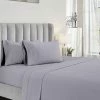 Best deal ⭐ Carbon 100% Organic Cotton Cal King Sheet Set by MODERN THREADS 🧨