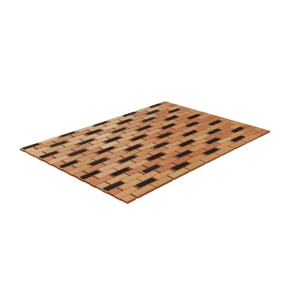 Best Pirce π 16 in. x 24 in. Bathroom Mat by Lavish Home 𧨠4 Best Pirce π 16 in. x 24 in. Bathroom Mat by Lavish Home 𧨠- Image 4