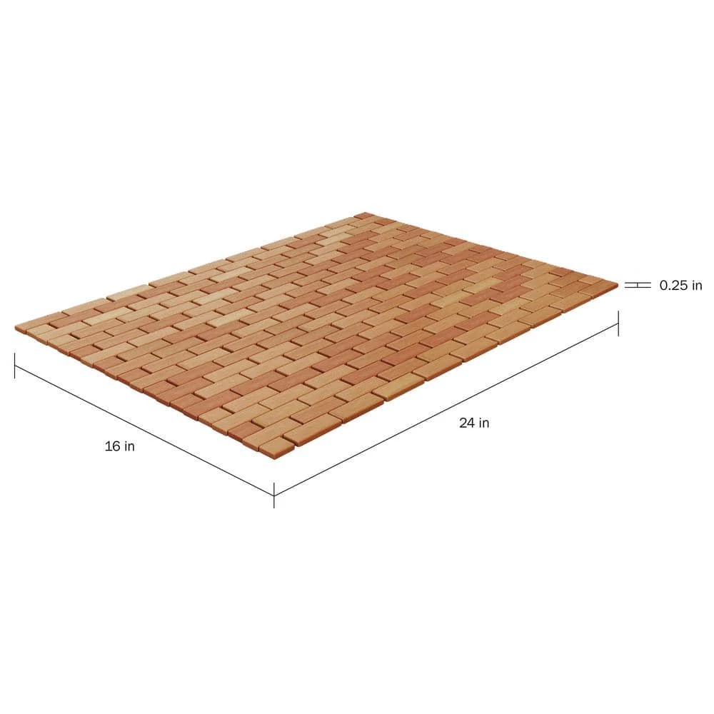 Best Pirce π 16 in. x 24 in. Bathroom Mat by Lavish Home 𧨠2 Best Pirce π 16 in. x 24 in. Bathroom Mat by Lavish Home 𧨠- Image 2