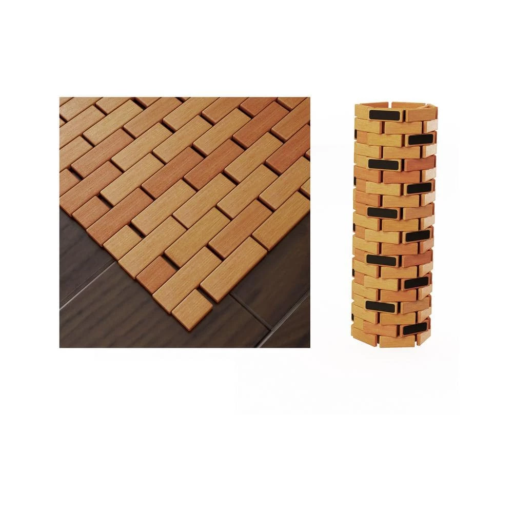 Best Pirce π 16 in. x 24 in. Bathroom Mat by Lavish Home 𧨠3 Best Pirce π 16 in. x 24 in. Bathroom Mat by Lavish Home 𧨠- Image 3