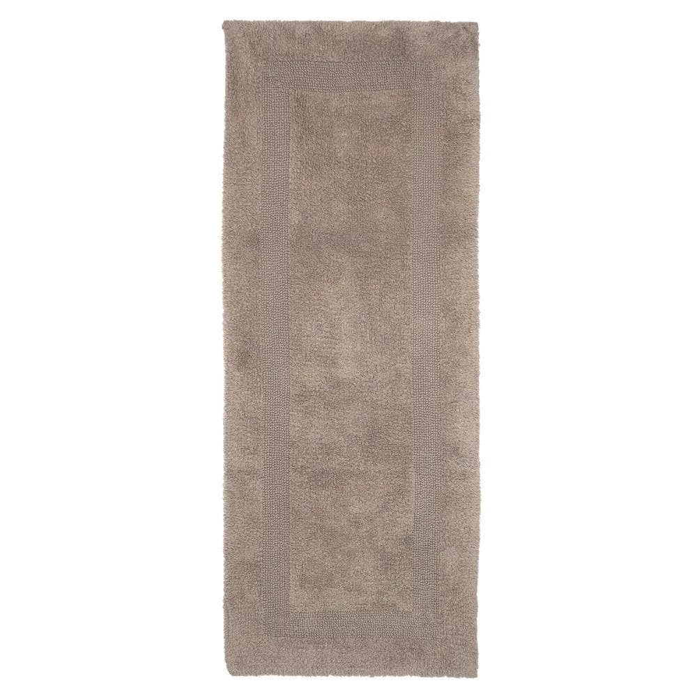 Cheap ๐ฏ Taupe 2 ft. x 5 ft. Cotton Reversible Extra Long Bath Rug Runner by Lavish Home โ 1 Cheap ๐ฏ Taupe 2 ft. x 5 ft. Cotton Reversible Extra Long Bath Rug Runner by Lavish Home โ