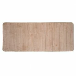 Top 10 ๐ฅฐ Taupe 24.25 in. x 60 in. Memory Foam Striped Extra Long Bath Mat by Lavish Home ๐ฅ