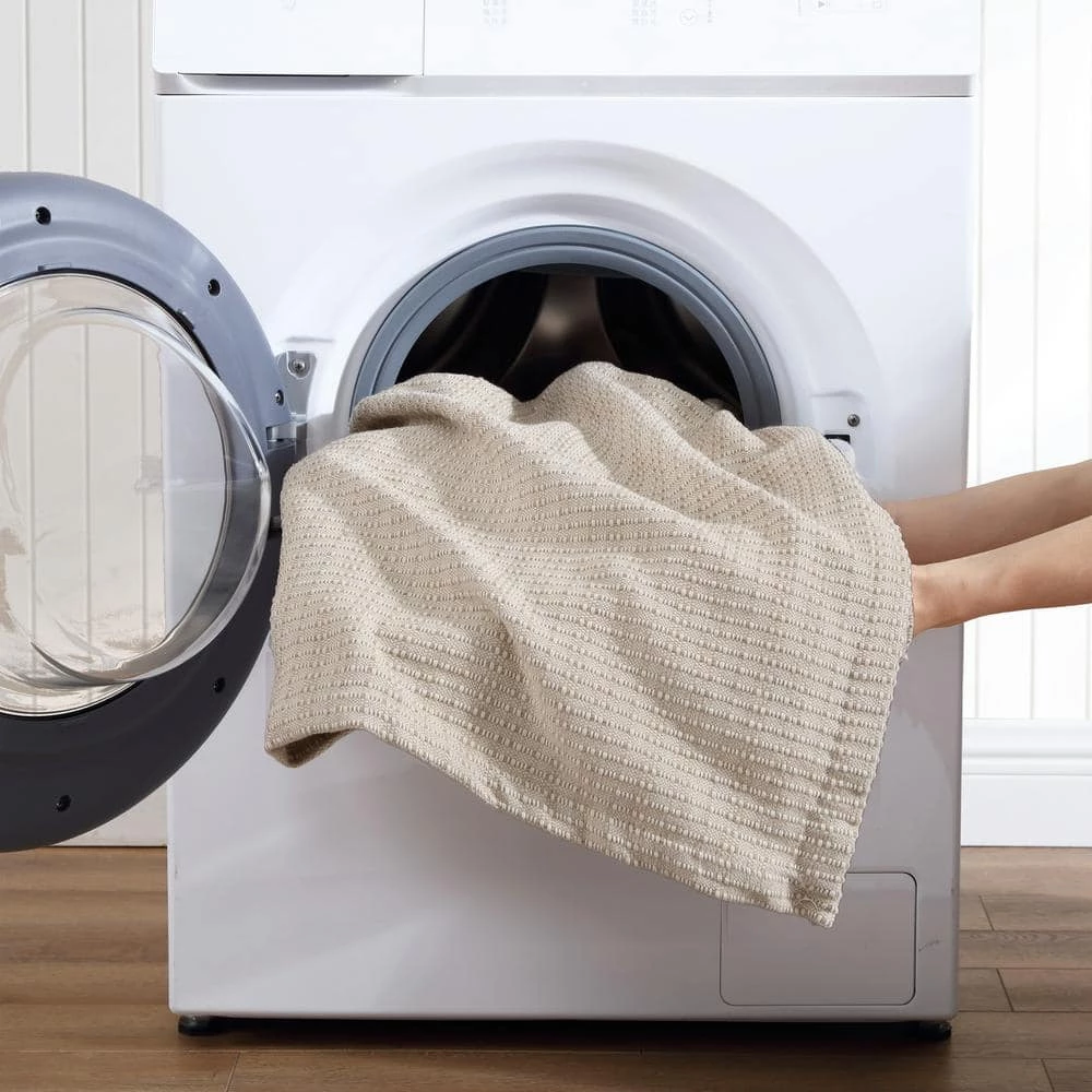 Best deal ๐ Beige Textured Woven Cotton Full/Queen Blanket by Tommy Bahama ๐ 6 Best deal ๐ Beige Textured Woven Cotton Full/Queen Blanket by Tommy Bahama ๐ - Image 6