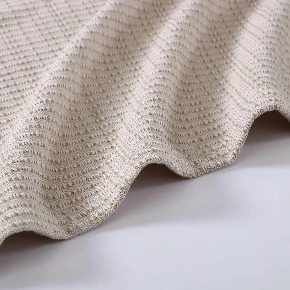 Best deal ๐ Beige Textured Woven Cotton Full/Queen Blanket by Tommy Bahama ๐ 3 Best deal ๐ Beige Textured Woven Cotton Full/Queen Blanket by Tommy Bahama ๐ - Image 3