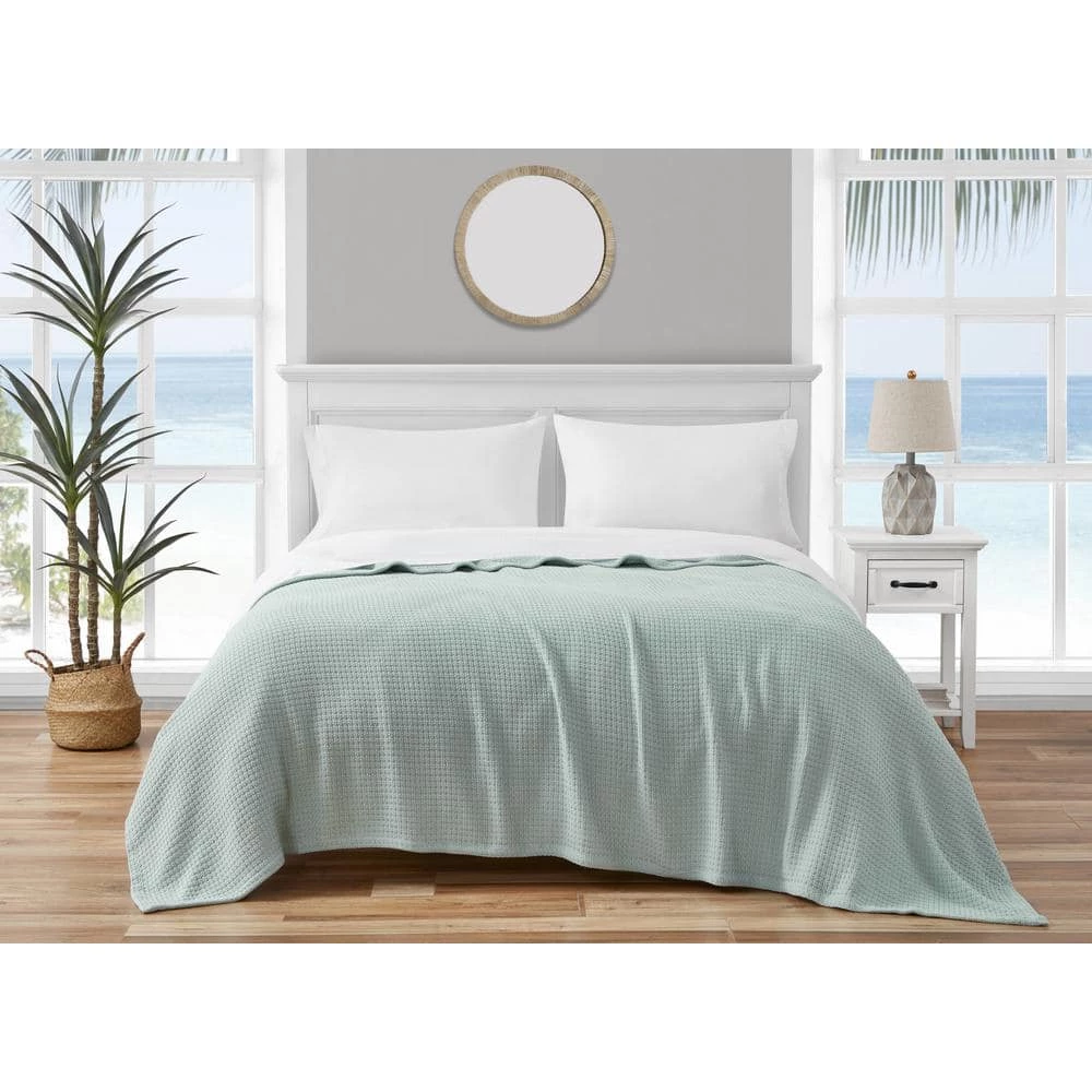 Budget ๐คฉ Bahama Coast Blue Woven-Cotton King Blanket by Tommy Bahama ๐ 6 Budget ๐คฉ Bahama Coast Blue Woven-Cotton King Blanket by Tommy Bahama ๐ - Image 6