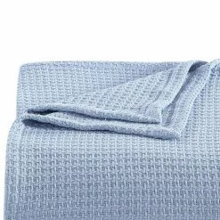 Cheapest ✔️ Bahama Coast Hypoallergenic 1-Piece Blue Cotton Full/Queen Blanket by Tommy Bahama ✔️ -Harper Lane Sales tommy bahama bed blankets ushsee1180667 4f 1000