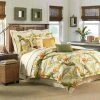 Discount 🔔 Birds of Paradise 3-Piece White Botanical Cotton Queen Comforter Set by Tommy Bahama 🔥