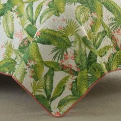 Discount 🛒 Aregada Dock 3-Piece Ecru Beige Floral Cotton Full/Queen Quilt Set by Tommy Bahama ❤️ -Harper Lane Sales tommy bahama bedding sets 207905 4f 1000