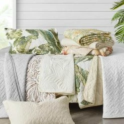 Top 10 🔥 Beach Bliss 3-Piece Gray Graphic Cotton Full/Queen Quilt Set by Tommy Bahama 👏 -Harper Lane Sales tommy bahama bedding sets 208212 1f 1000