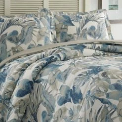 Budget 😉 Raw Coast 4-Piece Medium Blue Botanical Cotton King Comforter Set by Tommy Bahama 🛒 -Harper Lane Sales tommy bahama bedding sets 221193 a0 1000