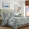 Brand new 🛒 Raw Coast 4-Piece Blue Cotton King Comforter Set by Tommy Bahama 🛒