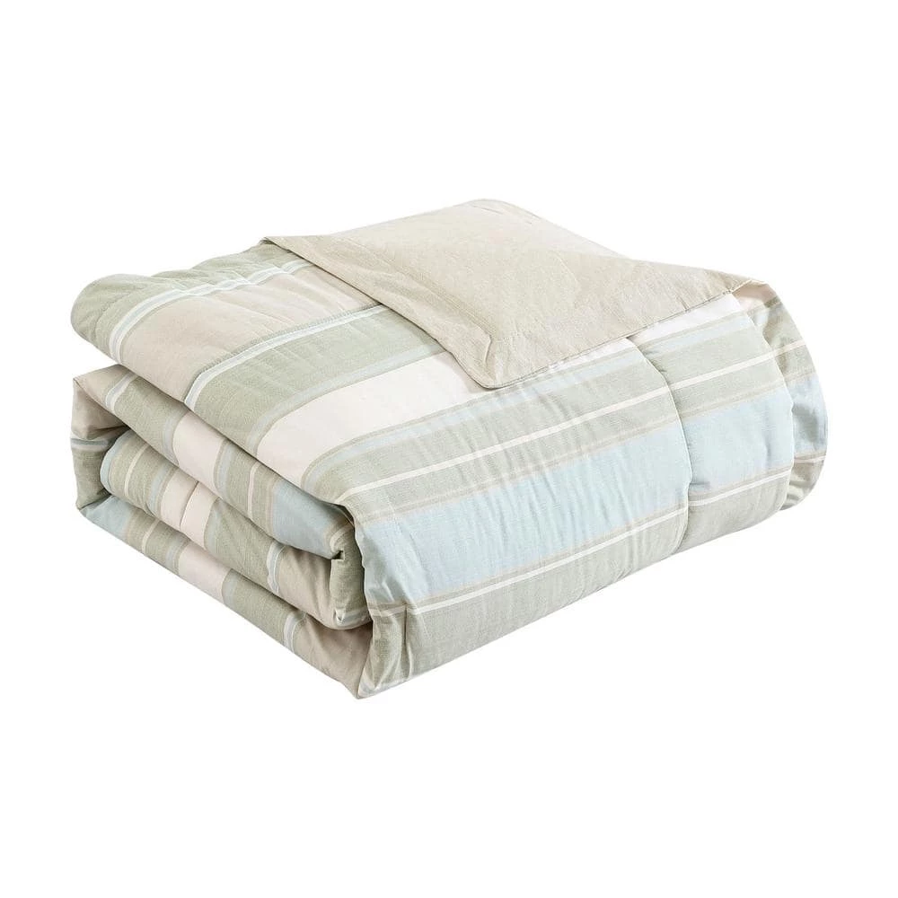 Flash Sale ๐ Serenity 5-Piece Green Striped Cotton Queen Comforter Set by Tommy Bahama ๐ฅฐ 6 Flash Sale ๐ Serenity 5-Piece Green Striped Cotton Queen Comforter Set by Tommy Bahama ๐ฅฐ - Image 6
