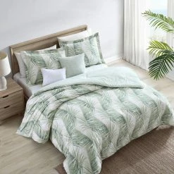 Hot Sale ✔️ Kauai 5-Piece Green Botanical Cotton King Bonus Comforter Set by Tommy Bahama 🔥 -Harper Lane Sales tommy bahama bedding sets ushs8k1170893 31 1000