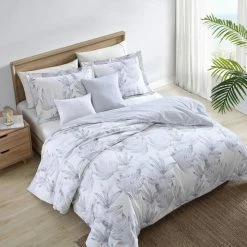 Best deal 🎉 Kayo 5-Piece Gray Botanical Cotton Full/Queen Bonus Comforter Set by Tommy Bahama 🤩 -Harper Lane Sales tommy bahama bedding sets ushs8k1170894 31 1000