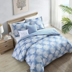 Buy 👍 Ohana 5-Piece Blue Botanical Cotton King Bonus Comforter Set by Tommy Bahama ⭐ -Harper Lane Sales tommy bahama bedding sets ushs8k1170897 31 1000