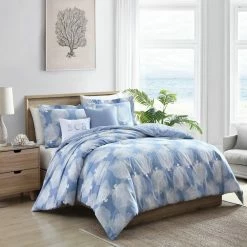 Buy 👍 Ohana 5-Piece Blue Botanical Cotton King Bonus Comforter Set by Tommy Bahama ⭐