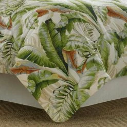 Top 10 😍 Palmiers 4-Piece Green Botanical Cotton Queen Comforter Set by Tommy Bahama 👏 -Harper Lane Sales tommy bahama bedding sets ushsa31034256 1d 1000