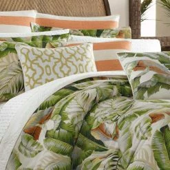 Top 10 😍 Palmiers 4-Piece Green Botanical Cotton Queen Comforter Set by Tommy Bahama 👏 -Harper Lane Sales tommy bahama bedding sets ushsa31034256 40 1000