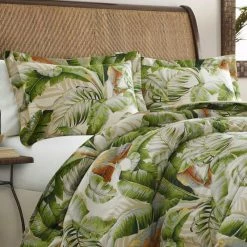 Top 10 😍 Palmiers 4-Piece Green Botanical Cotton Queen Comforter Set by Tommy Bahama 👏 -Harper Lane Sales tommy bahama bedding sets ushsa31034256 a0 1000