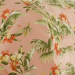 Cheap 🎁 Siesta Key 4-Piece Cantaloupe Orange Botanical Cotton California King Comforter Set by Tommy Bahama 👍 -Harper Lane Sales tommy bahama bedding sets ushsa31091989 66 1000