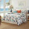 Best deal 🔔 Birds Eye View 4-Piece Blue Botanical Cotton Queen Comforter Set by Tommy Bahama ✨