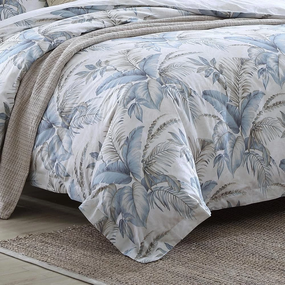 Budget โ Bakers Bluff 3-Piece Blue Botanical Cotton Queen Comforter Set by Tommy Bahama ๐ 5 Budget โ Bakers Bluff 3-Piece Blue Botanical Cotton Queen Comforter Set by Tommy Bahama ๐ - Image 5