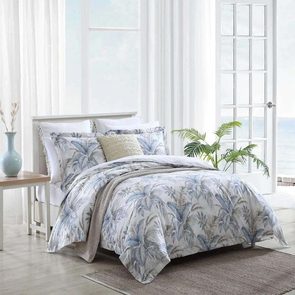 Budget โ Bakers Bluff 3-Piece Blue Botanical Cotton Queen Comforter Set by Tommy Bahama ๐ 1 Budget โ Bakers Bluff 3-Piece Blue Botanical Cotton Queen Comforter Set by Tommy Bahama ๐