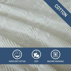 Coupon 💯 Textured Waffle 3-Piece Green Cotton Queen Comforter Set by Tommy Bahama 😉 -Harper Lane Sales tommy bahama bedding sets ushsa51209350 1f 1000