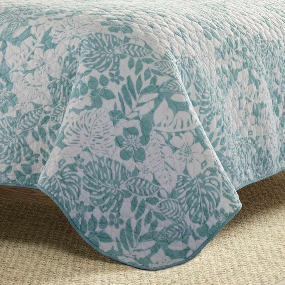 Best Sale ๐งจ Laguna Beach 3-Piece Green Floral Cotton King Quilt Set by Tommy Bahama ๐ฅฐ 3 Best Sale ๐งจ Laguna Beach 3-Piece Green Floral Cotton King Quilt Set by Tommy Bahama ๐ฅฐ - Image 3