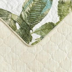 Brand new 😀 Fiesta Palms 3-Piece Green Floral Cotton Full/Queen Quilt Set by Tommy Bahama 🤩 -Harper Lane Sales tommy bahama bedding sets ushsa91161385 66 1000