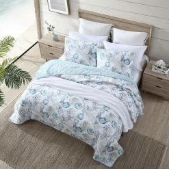 Outlet โ Freeport 3-Piece Blue Floral Cotton Full/Queen Quilt Set by Tommy Bahama ๐ 17 Outlet โ Freeport 3-Piece Blue Floral Cotton Full/Queen Quilt Set by Tommy Bahama ๐ -Harper Lane Sales tommy bahama bedding sets ushsa91175094 31 1000