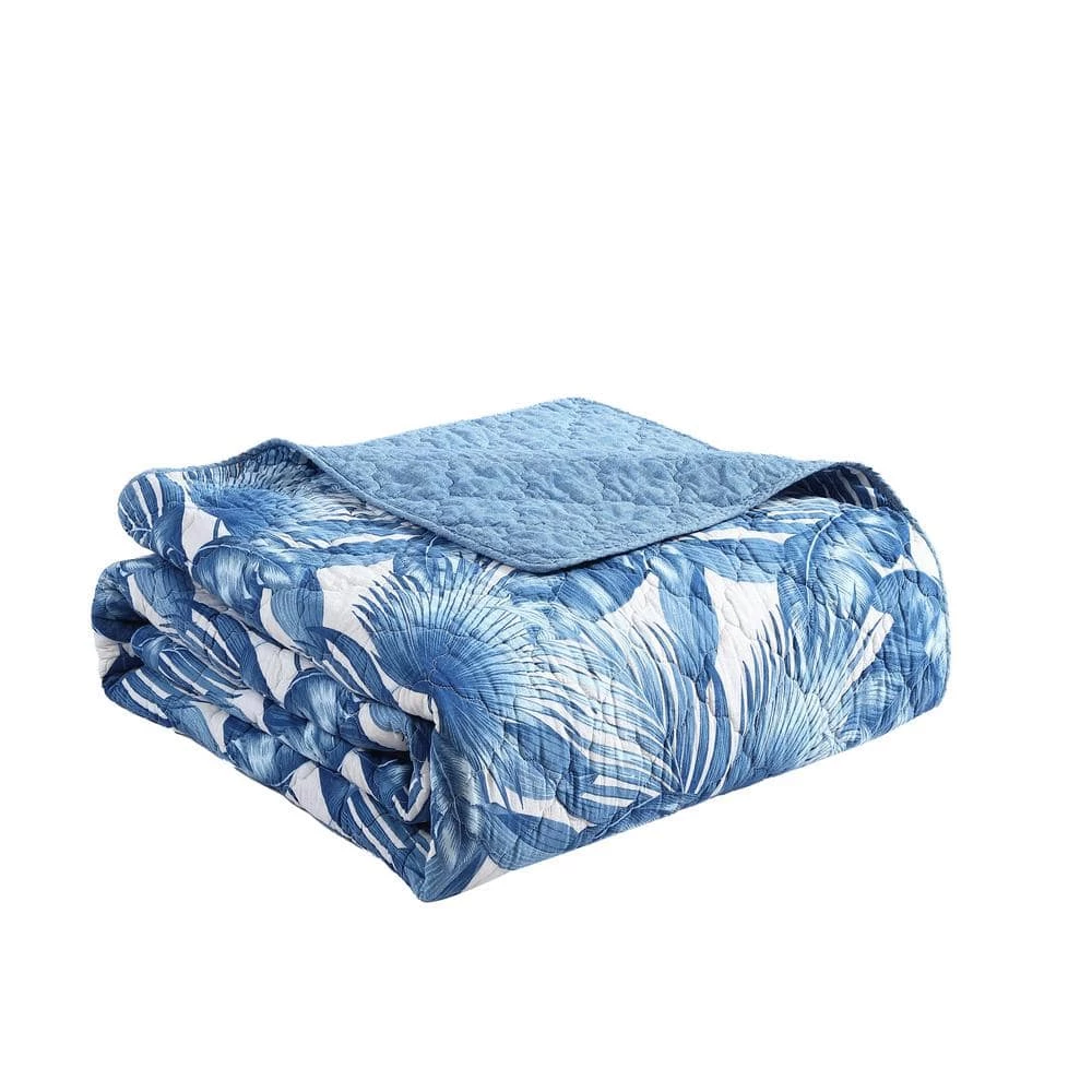 Top 10 ๐ Royal Palm 3-Piece Blue Floral Cotton Full/Queen Quilt Set by Tommy Bahama โ 5 Top 10 ๐ Royal Palm 3-Piece Blue Floral Cotton Full/Queen Quilt Set by Tommy Bahama โ - Image 5