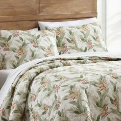 Buy ⌛ Hawaiian Royal 3-Piece Green Cotton Full/Queen Quilt Set by Tommy Bahama 😍 -Harper Lane Sales tommy bahama bedding sets ushsa91194213 1f 1000