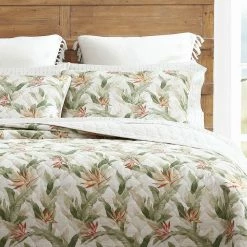 Buy ⌛ Hawaiian Royal 3-Piece Green Cotton Full/Queen Quilt Set by Tommy Bahama 😍 -Harper Lane Sales tommy bahama bedding sets ushsa91194213 4f 1000