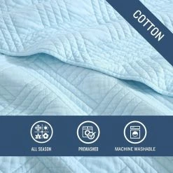 Hot Sale ๐ Solid Ocean Club Stitch 3-Piece Blue Cotton Full/Queen Quilt Set by Tommy Bahama ๐ 18 Hot Sale ๐ Solid Ocean Club Stitch 3-Piece Blue Cotton Full/Queen Quilt Set by Tommy Bahama ๐ -Harper Lane Sales tommy bahama bedding sets ushsa91209136 1f 1000