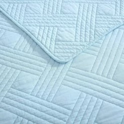 Hot Sale ๐ Solid Ocean Club Stitch 3-Piece Blue Cotton Full/Queen Quilt Set by Tommy Bahama ๐ 17 Hot Sale ๐ Solid Ocean Club Stitch 3-Piece Blue Cotton Full/Queen Quilt Set by Tommy Bahama ๐ -Harper Lane Sales tommy bahama bedding sets ushsa91209136 4f 1000