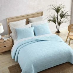 Hot Sale ๐ Solid Ocean Club Stitch 3-Piece Blue Cotton Full/Queen Quilt Set by Tommy Bahama ๐ 16 Hot Sale ๐ Solid Ocean Club Stitch 3-Piece Blue Cotton Full/Queen Quilt Set by Tommy Bahama ๐ -Harper Lane Sales tommy bahama bedding sets ushsa91209136 c3 1000