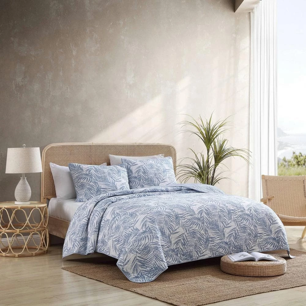 Outlet ๐ Palmday 3-Piece Blue Cotton King Quilt Set by Tommy Bahama ๐งจ 11 Outlet ๐ Palmday 3-Piece Blue Cotton King Quilt Set by Tommy Bahama ๐งจ - Image 11
