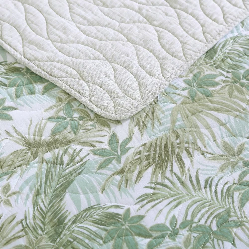Best deal ๐ฅ Green Island 3-Piece Green Cotton Full/Queen Quilt Set by Tommy Bahama โ 7 Best deal ๐ฅ Green Island 3-Piece Green Cotton Full/Queen Quilt Set by Tommy Bahama โ - Image 7